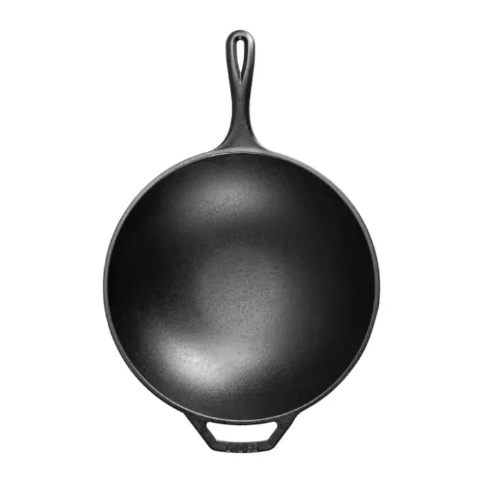 Lodge Cast Iron Chef Wokpande Ø 32,8 cm - Støbejern - Sort