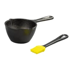 Lodge Cast Iron Classic Collection Sovsegryde 0,4 L - Støbejern - Sort
