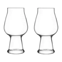 Luigi Bormioli Birrateque Ølglas til Stout - 2 stk. 60 cl - Krystalglas - Klar