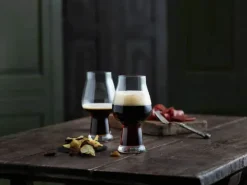Luigi Bormioli Birrateque Ølglas til Stout - 2 stk. 60 cl - Krystalglas - Klar