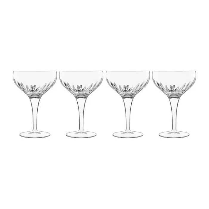 Luigi Bormioli Mixology Cocktailglas - 4 stk. 22,5 cl - Krystalglas - Klar