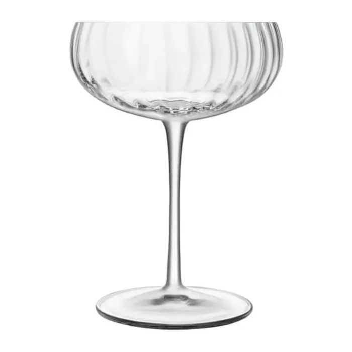 Luigi Bormioli Optica Champagneskål - 4 stk. 30 cl - Glas - Klar
