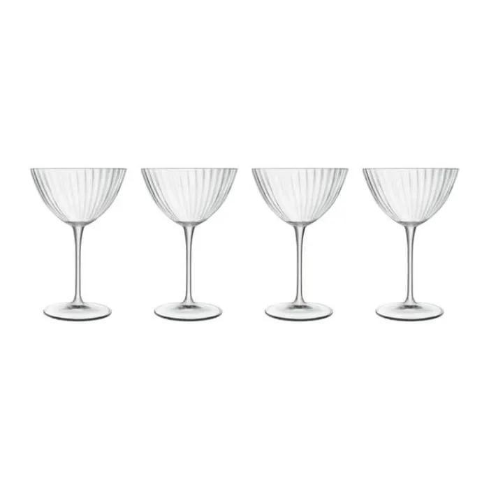 Luigi Bormioli Optica Martiniglas - 4 stk. 22 cl - Glas - Klar