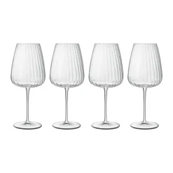 Luigi Bormioli Optica Rødvinsglas - 4 stk. 70 cl - Glas - Klar