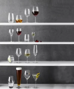 Luigi Bormioli Palace Rødvinsglas - 6 stk. 36,5 cl - Krystalglas - Klar