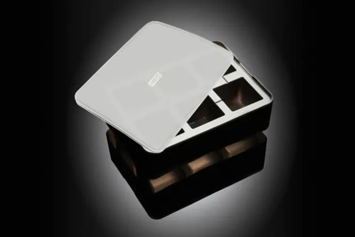 LURCH Isterningebakke Cubes 5 x 5 cm - Platinsilikone