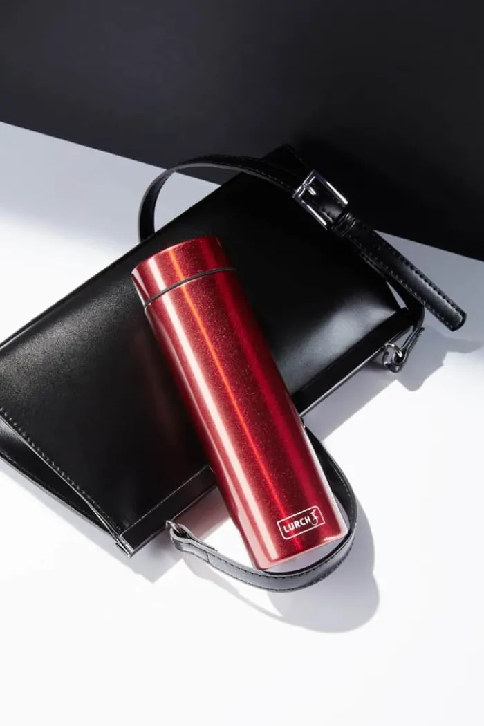 LURCH Lipstick Termoflaske 33 cl - Rustfrit stål - Cherry Red