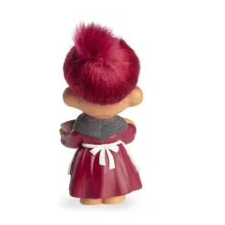 Lykketrold Familien Grandam - Bedstemor H 19 cm - Specialkeramik - Rød