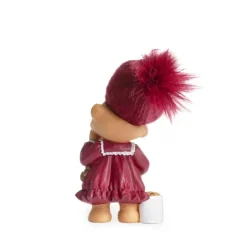 Lykketrold Familien Grandam - Kusine H 13 cm - Specialkeramik - Rød