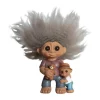 Lykketrold Figur - Dagplejer H 9 cm - Special keramik - Multifarvet