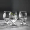Lyngby Glas Ane Vandglas på fod - 4 stk. 40 cl. - Krystalglas - Klar