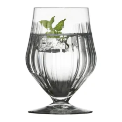 Lyngby Glas Ane Vandglas på fod - 4 stk. 40 cl. - Krystalglas - Klar