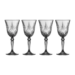 Lyngby Glas Melodia Rødvinsglas - 4 stk. 27 cl - Krystalglas - Klar