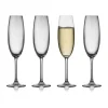 Lyngby Glas NEW Juvel Champagneglas - 4 stk. 22 cl - Krystalglas - Klar