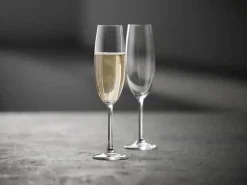Lyngby Glas NEW Juvel Champagneglas - 4 stk. 22 cl - Krystalglas - Klar