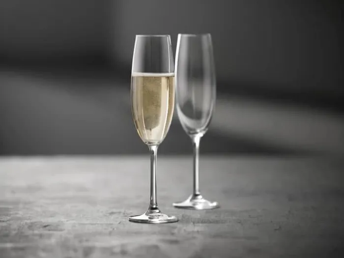 Lyngby Glas NEW Juvel Champagneglas - 4 stk. 22 cl - Krystalglas - Klar