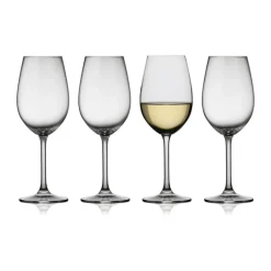 Lyngby Glas NEW Juvel Hvidvinsglas - 4 stk. 45 cl - Krystalglas - Klar