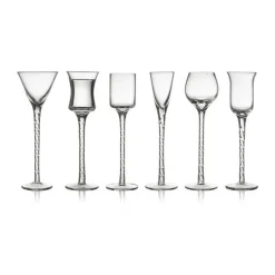 Lyngby Glas Rom Snapseglas - 6 stk. 2,5/5 cl - Glas - Klar
