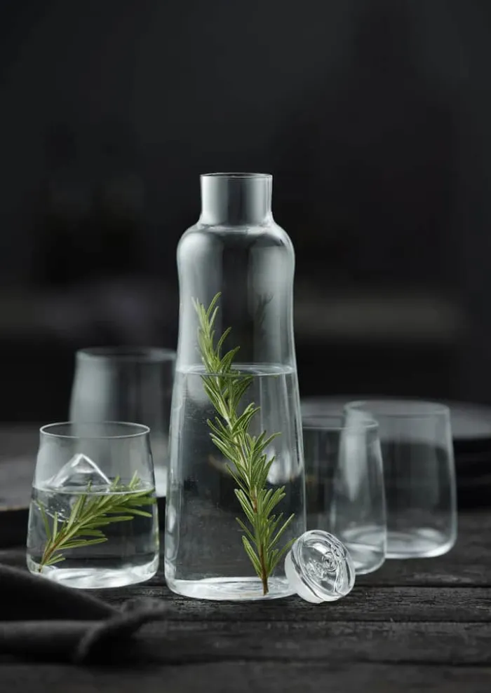 Lyngby Glas Zero Kandesæt - 5 dele 1,1 liter - Krystalglas - Klar