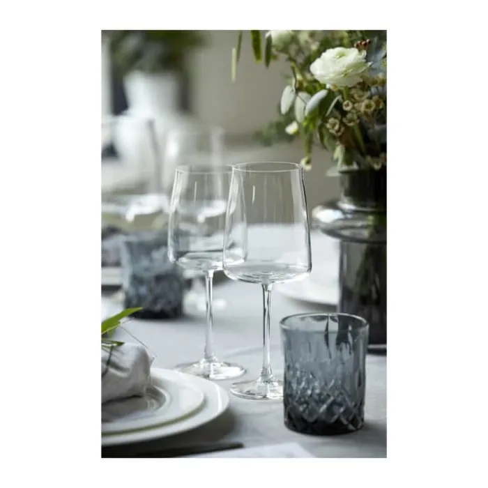Lyngby Glas Zero Rødvinsglas - 4 stk. 54 cl - Krystalglas - Klar