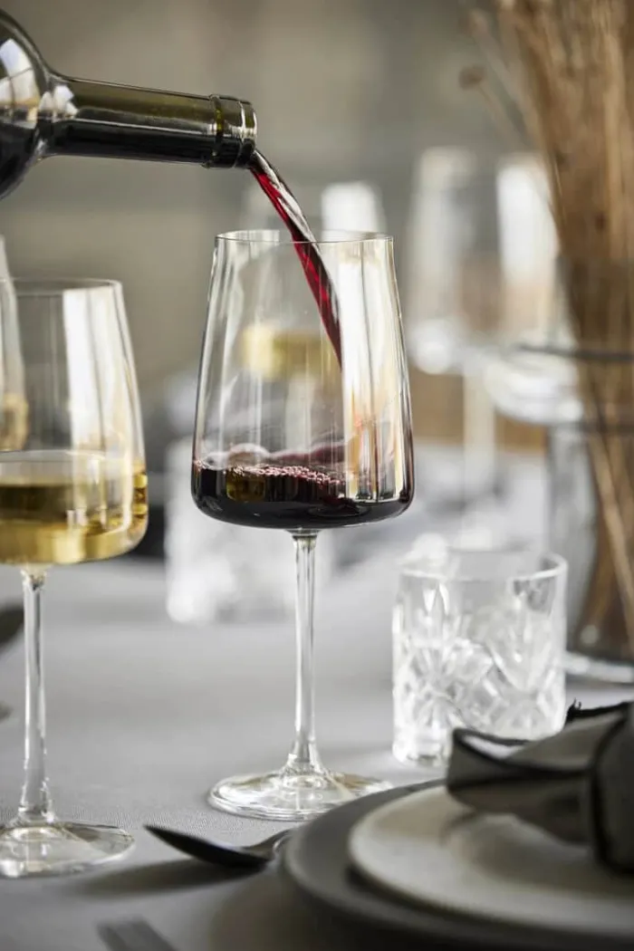 Lyngby Glas Zero Rødvinsglas - 4 stk. 54 cl - Krystalglas - Klar