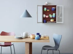 Lyngby Porcelæn Rhombe Color Krus 33 cl - Porcelæn - Turkis