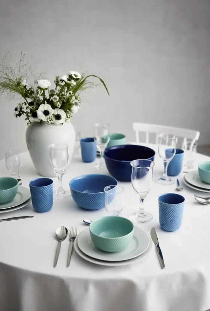 Lyngby Porcelæn Rhombe Color Krus 33 cl - Porcelæn - Grøn