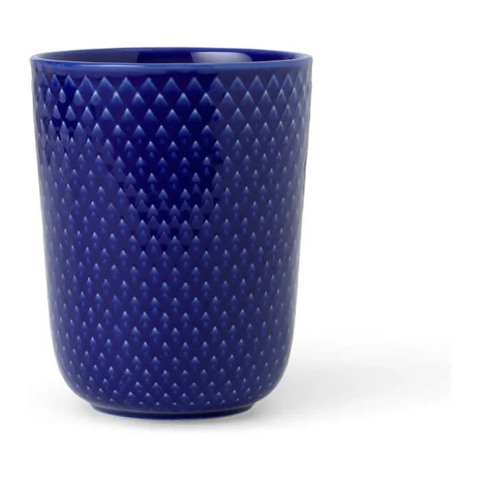 Lyngby Porcelæn Rhombe Color Krus 33 cl - Porcelæn - Mørkeblå