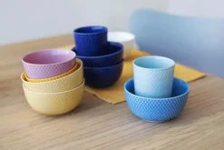 Lyngby Porcelæn Rhombe Color Krus 33 cl - Porcelæn - Mørkeblå