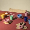 Lyngby Porcelæn Rhombe Color Mælkekande 39 cl - Porcelæn - Blå
