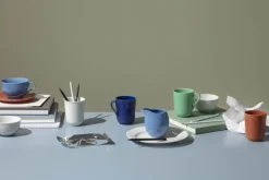 Lyngby Porcelæn Rhombe Color Mælkekande 39 cl - Porcelæn - Blå