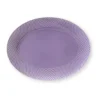 Lyngby Porcelæn Rhombe Color Serveringsfad B 26,5 x L 35 cm - Porcelæn - Lys lilla