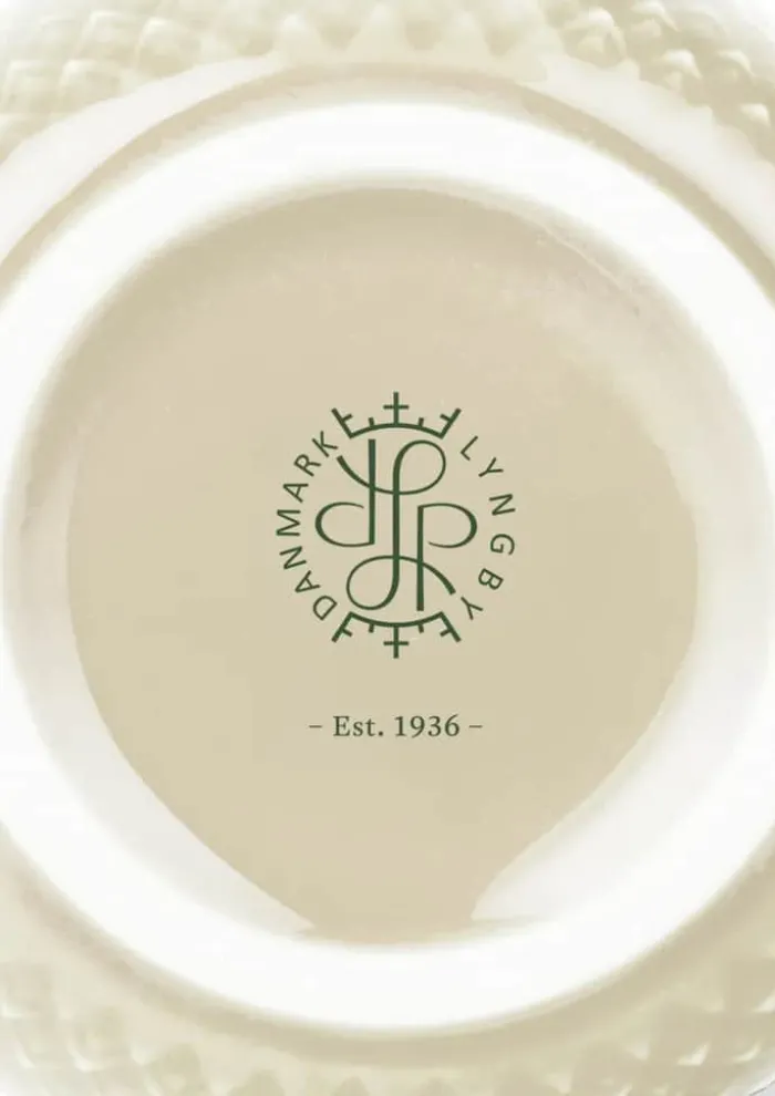 Lyngby Porcelæn Rhombe Earth Krus m. hank 39 cl - Porcelæn - Marble