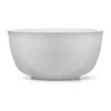 Lyngby Porcelæn Rhombe Serveringsskål Ø 22 cm - Porcelæn - Hvid
