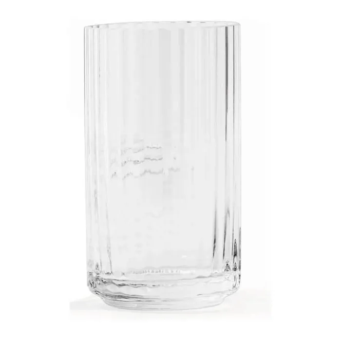Lyngby Porcelæn Vase H 38 cm - Mundblæst glas - Klar