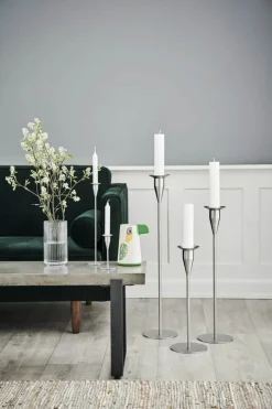Lyngby Porcelæn Vase H 20 cm - Mundblæst glas - Klar