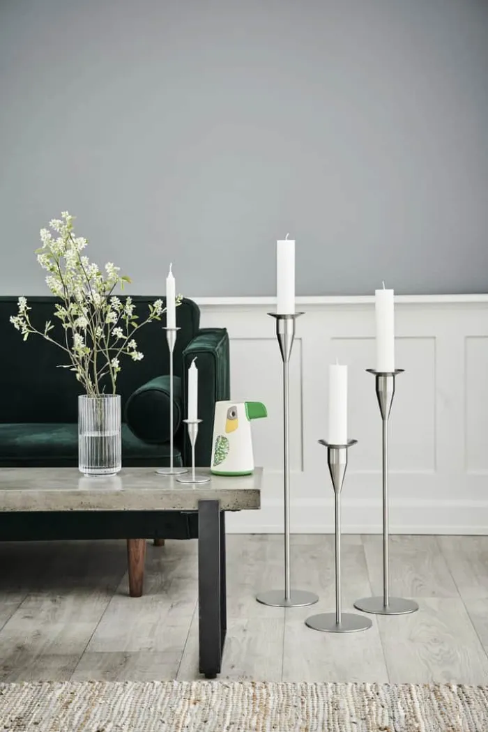 Lyngby Porcelæn Vase H 20 cm - Mundblæst glas - Klar
