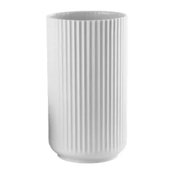 Lyngby Porcelæn Vase H 31 cm - Porcelæn - Hvid