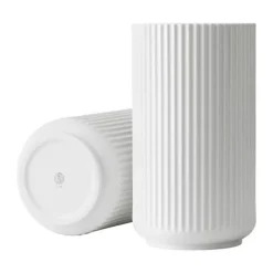 Lyngby Porcelæn Vase H 31 cm - Porcelæn - Hvid