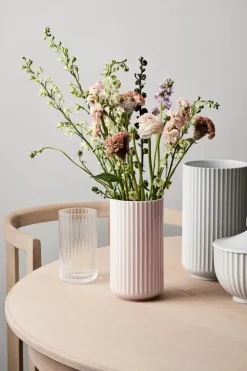 Lyngby Porcelæn Vase H 20,5 cm - Porcelæn - Lys lilla