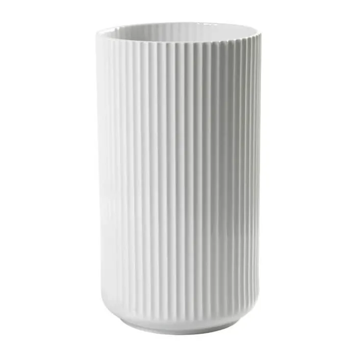 Lyngby Porcelæn Vase H 38 cm - Porcelæn - Hvid