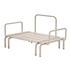 Mandalay Ivy Loungestol B 74 x L 119-186 cm - Rustfrit stål - Taupe