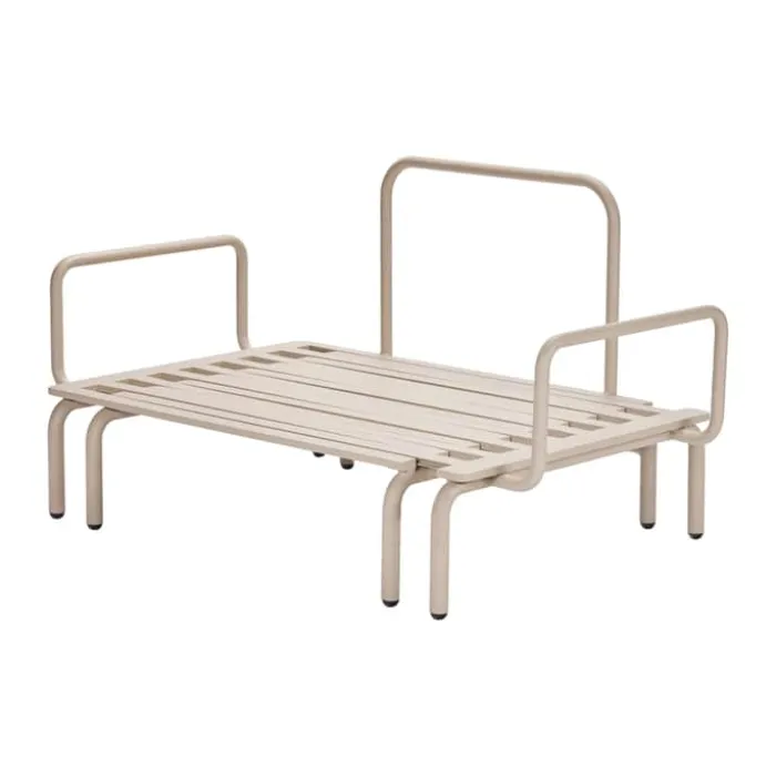 Mandalay Ivy Loungestol B 74 x L 119-186 cm - Rustfrit stål - Taupe
