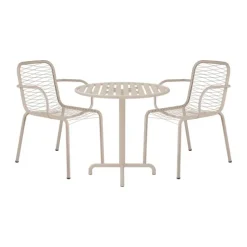 Mandalay Ivy Wire Cafésæt - 3 dele Rustfrit stål - Taupe