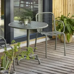 Mandalay Ivy Wire Cafésæt - 3 dele Rustfrit stål - Olivengrøn