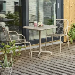 Mandalay Ivy Wire Cafésæt - 3 dele Rustfrit stål - Taupe