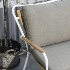 Mandalay Marguerit Rygpude til loungestol B 38 x L 50 cm - Polyester - Khaki