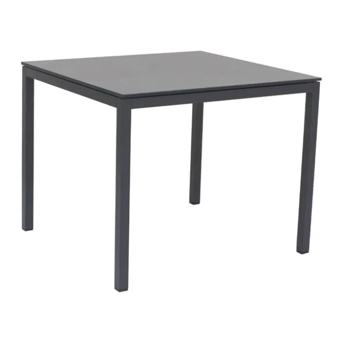 Mandalay Pure Havebord H 72 x B 90,3 x L 82,5 cm - Kompaktlaminat/aluminium - Antracit