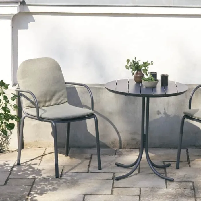 Mandalay Pure & Ivy Wire Cafésæt - 3 dele Aluminium/rustfrit stål/kompaktlaminat - Antracit
