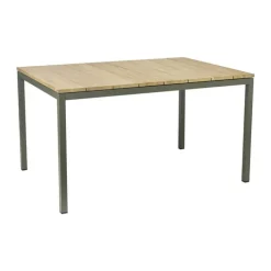 Mandalay Toscana & Siena Havemøbelsæt - 5 dele Teaktræ/aluminium/SunLoom - Olivengrøn